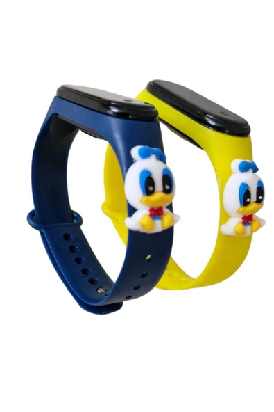İNDİRİMDURAĞI Figürlü Dokunmatik Dijital Çocuk Saati 2 Lİ SET