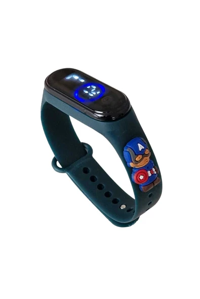 İNDİRİMDURAĞI Renkli - Figürlü Dokunmatik Dijital Çocuk Saati - 2