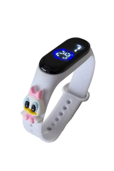 İNDİRİMDURAĞI Renkli - Figürlü Dokunmatik Dijital Çocuk Saati - 2