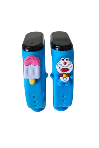 İNDİRİMDURAĞI Figürlü Dokunmatik Dijital Çocuk Saati 2 Lİ SET - 2