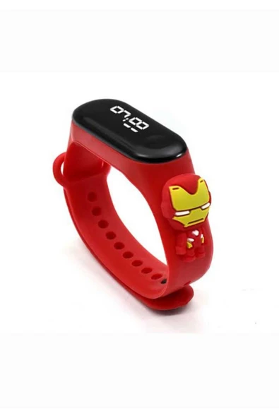 İNDİRİMDURAĞI Renkli - Figürlü Dokunmatik Dijital Çocuk Saati - 3