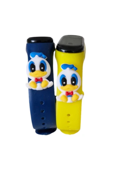 İNDİRİMDURAĞI Figürlü Dokunmatik Dijital Çocuk Saati 2 Lİ SET - 2