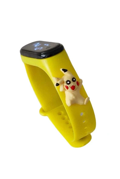 İNDİRİMDURAĞI Renkli - Figürlü Dokunmatik Dijital Çocuk Saati