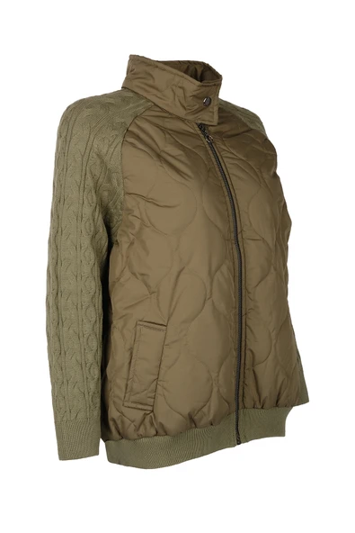 Vedi-bb Oversize Kapüşonlu Kadın Kışlık Mont - Rahat ve Şık - 10