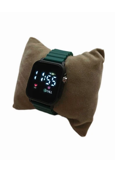 İNDİRİMDURAĞI İndirim Durağı Renkli Led Ekranlı Silikon Kordonlu Kol Saati