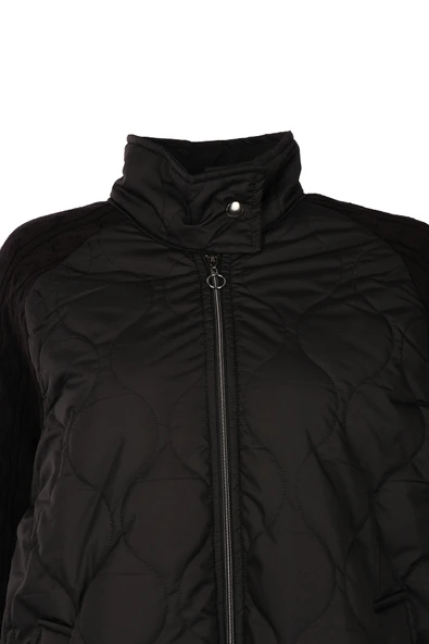 Vedi-bb Oversize Kapüşonlu Kadın Kışlık Mont - Rahat ve Şık - 4