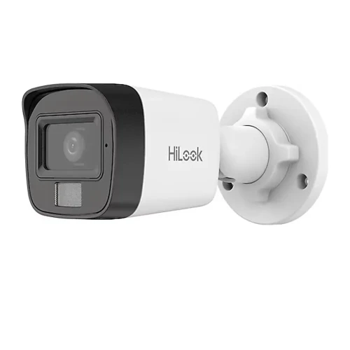 HILOOK IPC-B140HA-LUFC, 4Mpix, 2,8mm Lens, H265+, Dual Light, 20Mt Gece Görüsü, Dahili Mikrofon, IP67, PoE, Bullet, IP Kamera