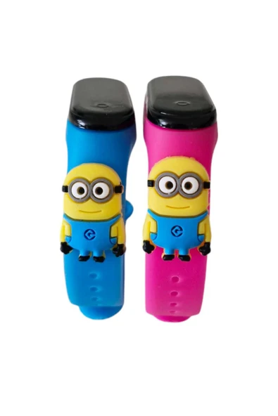 İNDİRİMDURAĞI Figürlü Dokunmatik Dijital Çocuk Saati 2 Lİ SET - 2