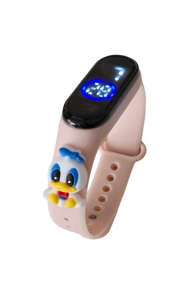 İNDİRİMDURAĞI Renkli - Figürlü Dokunmatik Dijital Çocuk Saati - 2