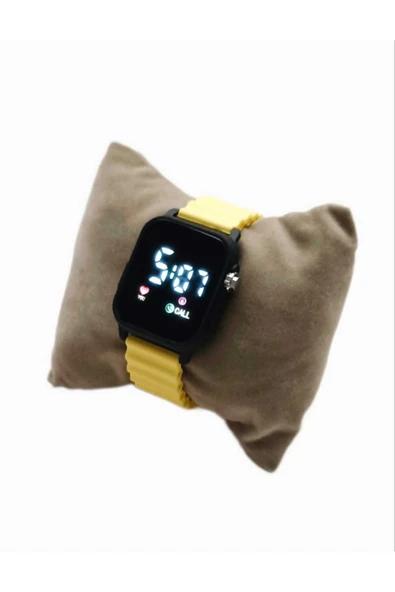 İNDİRİMDURAĞI İndirim Durağı Renkli Led Ekranlı Silikon Kordonlu Kol Saati