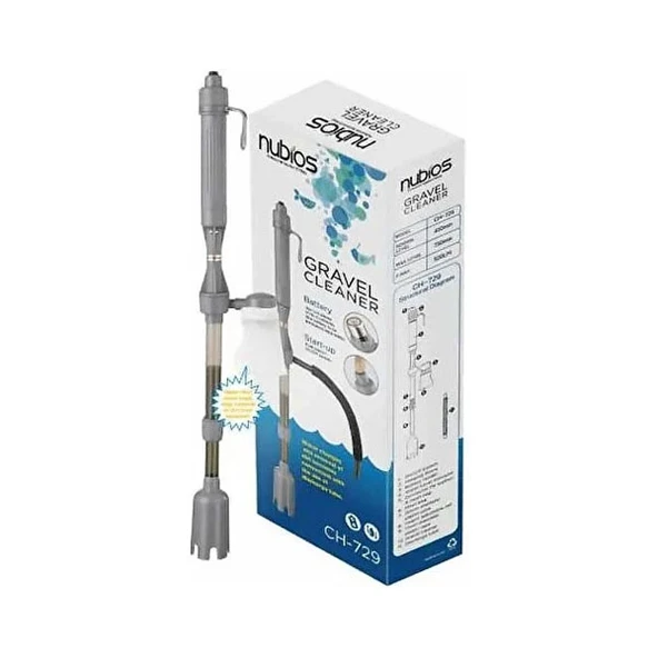 Nubios Elektrikli Dip Süpürge Seti 45-75 Cm