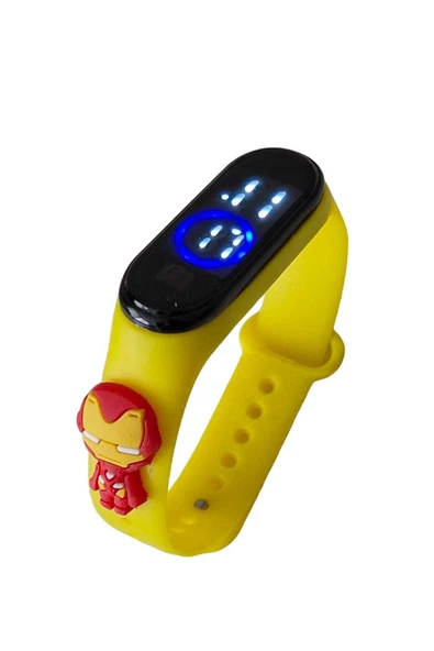 İNDİRİMDURAĞI Renkli - Figürlü Dokunmatik Dijital Çocuk Saati - 2