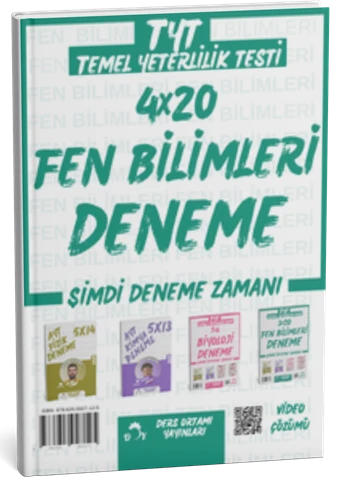 Ders Ortamı YKS TYT Fen Bilimleri 4x20 Deneme Çözümlü Ders Ortamı Yayınları