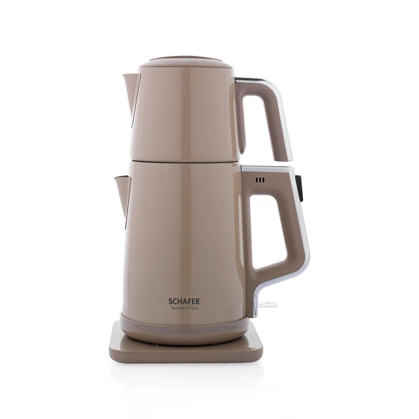 Schafer Teaform Plus Paslanmaz Çay Makinesi-Bej - Resim 2