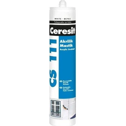 Enta Ceresit Silikonize Akrilik Mastik Beyaz Cs 111 240 ml