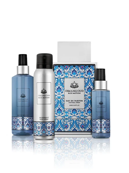 Osmanlı Oud 9883 Blue Motıon 4 Parça Kutulu Parfüm Seti