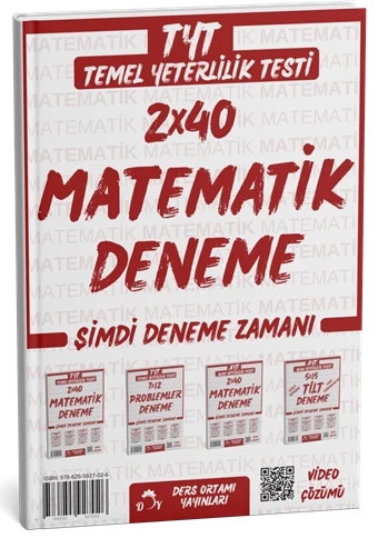 Ders Ortamı YKS TYT Matematik 2x40 Deneme Çözümlü Ders Ortamı Yayınları