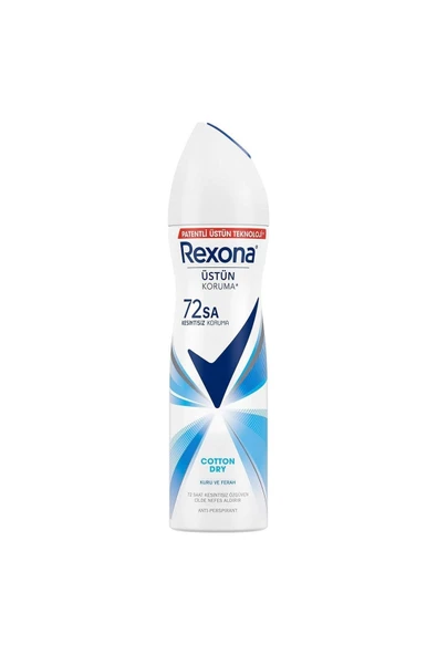 Rexona Kadın Sprey Deodorant Cotton Dry Antiperspirant 150 ml ürün görseli 1