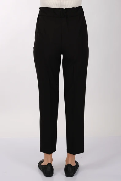Modiva Minimalist Yüksek Bel Crop Pantolon - Günlük & İş - 6