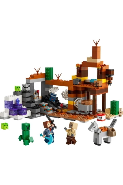 LEGO ® Minecraft® Çorak Arazi Maden Kuyusu 21263 - 8 Yaş ve Üzeri için Oyuncak Yapım Seti (538 Parça) - Resim 2