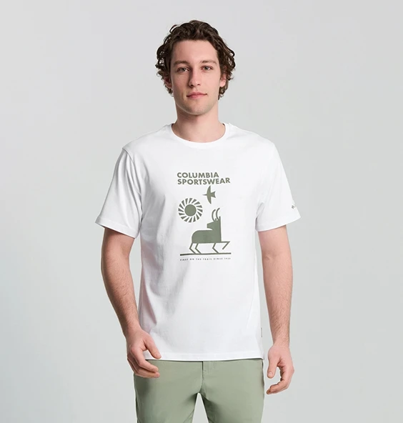 Columbia CSC M Naturally Outdoor SS Tee Erkek Kısa Kollu Tişört CS0410 ürün görseli 1