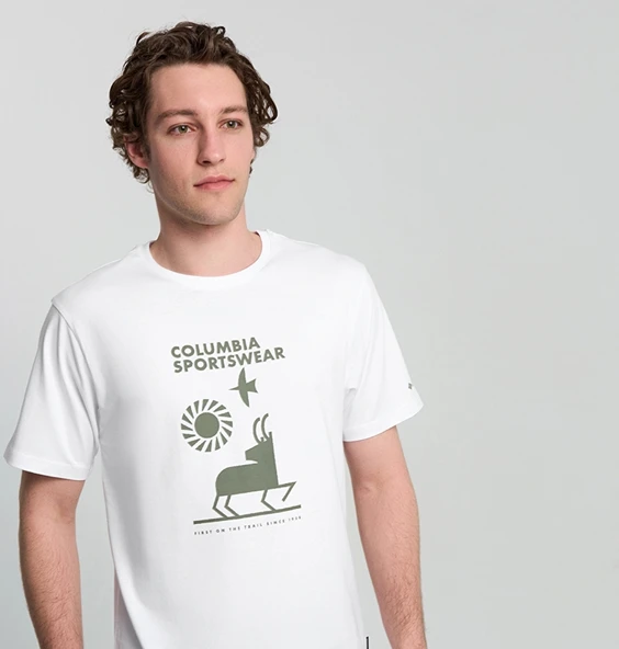 Columbia CSC M Naturally Outdoor SS Tee Erkek Kısa Kollu Tişört CS0410 - Resim 4