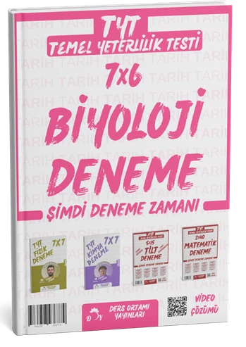 Ders Ortamı YKS TYT Biyoloji 7x6 Deneme Çözümlü Ders Ortamı Yayınları
