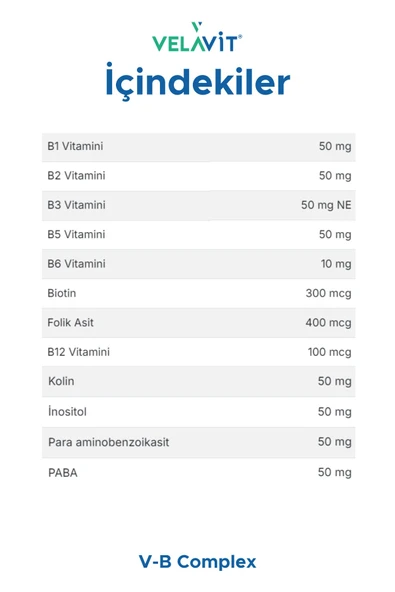 Velavit V-B Complex 60 Kapsül - 2