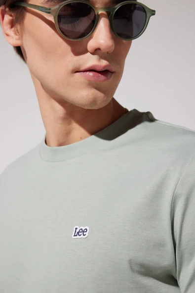 Lee Minimalist Erkek T-Shirt - Regular Fit - Kısa Kol - Günlük - 3