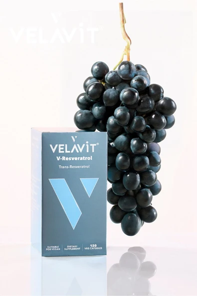 Velavit V-Resveratrol 120 Kapsül - Resim 4