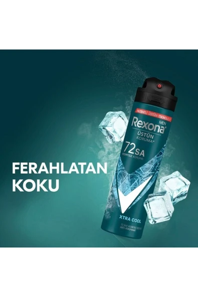Rexona Men Üstün Koruma Xtra Cool Sprey Deodorant 150 ml - 3