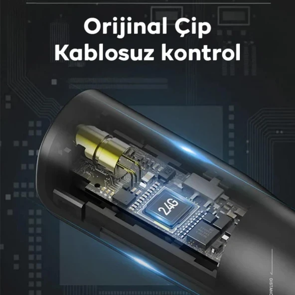 Polham 500mAh Şarj Edilebilir Profesyonel Lazerli Sunum Kumandası, Toplantı, Eğitim, Seminer Sunum Kumandası - 4