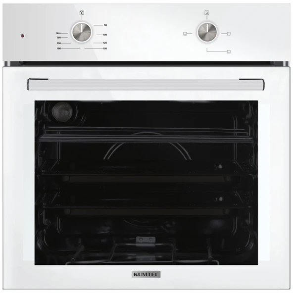 Kumtel Home Basic Beyaz Cam Ankastre Set - 4