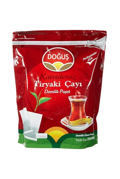 Doğuş Karadeniz Tiryaki 40 gr 25'li 3 Adet Demlik Poşet Çay