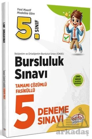 5. Sınıf Bursluluk Sınavı Tamamı Çözümlü 5 Deneme Sınavı - Kollektif