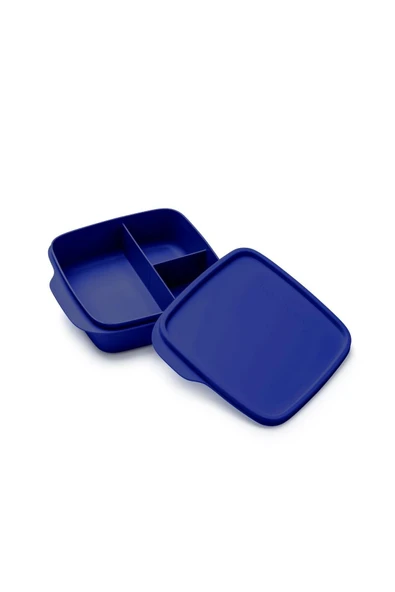 Tupperware Bölmeli Yemek Taşıma Kabı 550 ml Gece Mavisi - 2