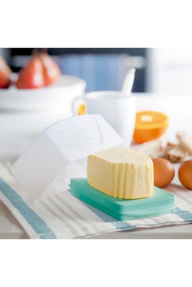 Tupperware Tereyağlık Tabağı Turkuaz - 3