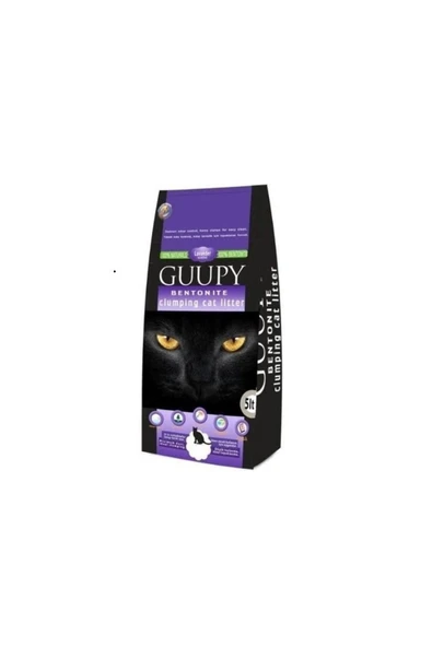 GUUPY Lavanta Kokulu 5 lt Bentonit Kedi Kumu