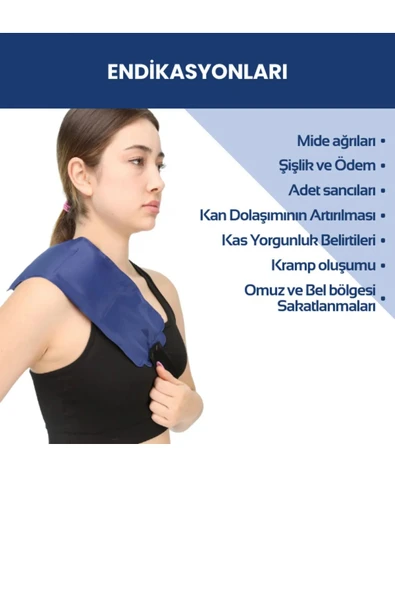 ORTHOLAND TERMOJEL BEL-OMUZ-SIRT SICAK-SOĞUK KOMPRES 14X35 CM Tek Ebat - Resim 5