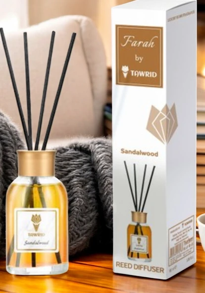 Bambu çubuklu oda kokusu 100 ml -Sandalwood (tarçın kokusu)- - 2