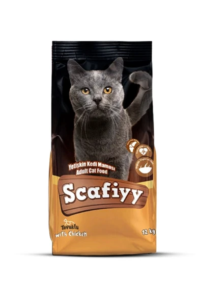 SCAFİYY Scafiyy Yetişkin Kedi Maması 12Kg.