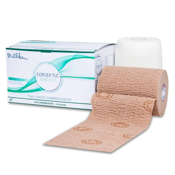 Libor CoFlex TLC Zinc Lite 2 Katmanlı Sıkıştırma Kiti-Coban Yapışkanlı Bandaj Koban -Kendinden yapış