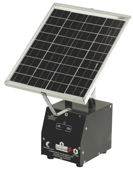 Pars P2518 Güneş Enerjili Ve Akülü Elektrikli Çit Sistemi - Gece Gündüz Modlu