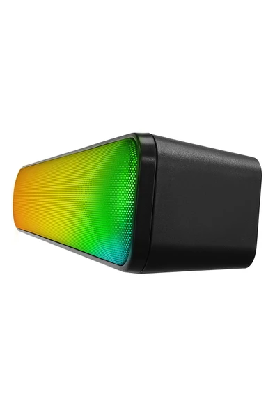 Md-sbt25 Siyah Rgb Oyuncu Speaker Soundbar Sese Duyar 10wmicrosd Taşınır Bluetooth Hoparlör Speaker - 4