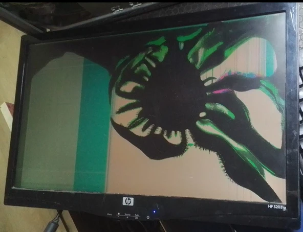 20'' HP S2031A LCD Monitör (panel kırık) PARÇA NİYETİNE SATIŞTADIR