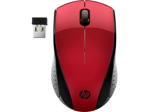 HP 220 7KX10AA Kırmızı Kablosuz Optik Mouse