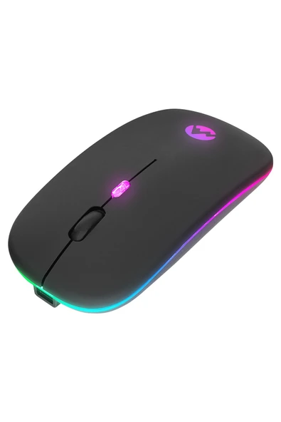 BT11 2in1 Bluetooth Mouse ve 2.4GHz Şarjlı Mouse Kablosuz Mouse Wireless Mouse - 4