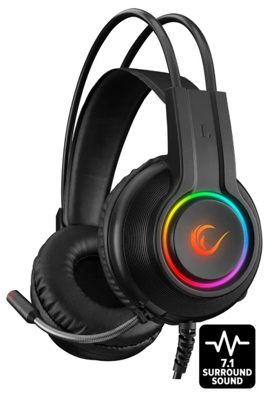 Rm-k92 X-stack Siyah Usb 7.1 Version Rgb Gaming Kulaklık Oyuncu Kulaklığı Mikrofonlu Kulaklık - 2