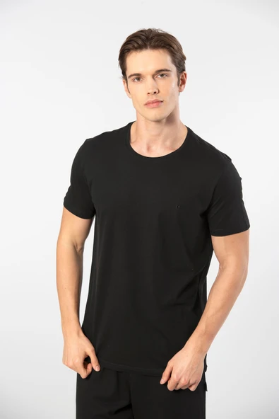 Cacharel Erkek Bisiklet Yaka T-Shirt - 10