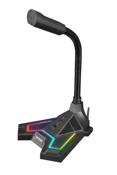 Sn-rmx2 Chatty Siyah Usb Rgb Ledli Gaming Oyuncu Masaüstü Mikrofon - 2